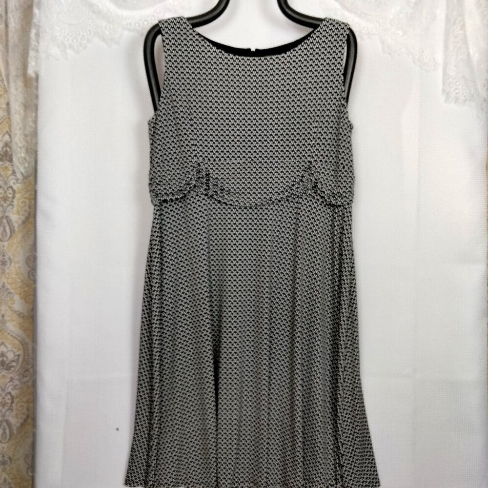 Jessica Howard Black & White Polka Dot Dress 24W